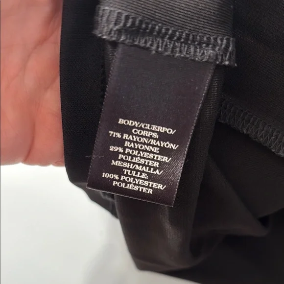 Ann Taylor Black Sleeveless Lace detail blouse Sz S - Picture 4 of 6